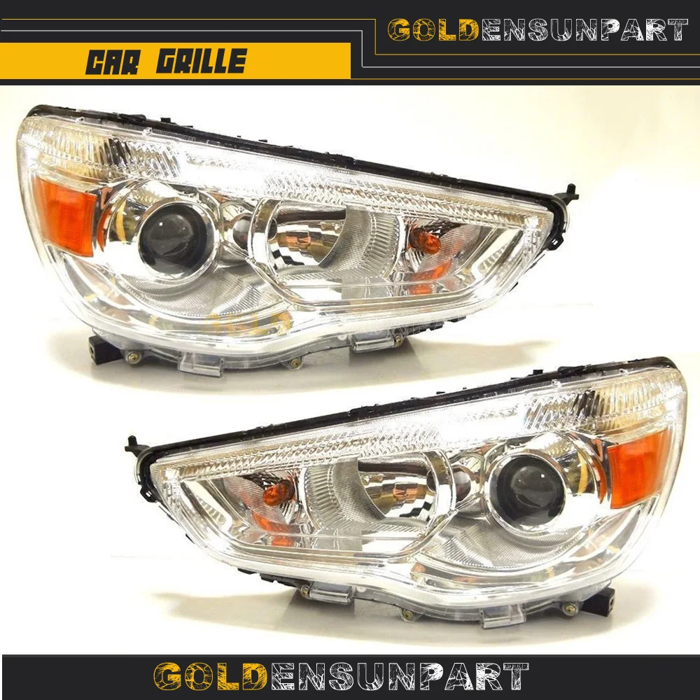 

2PCS Left and Right Headlight HeadLamp Assy 8301B587 8301B588 For Mitsubishi Outlander Sport /RVR/ASX