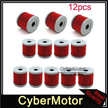 

12x Oil Filter Bike Pit Dirt CB250 150cc 200cc 250cc Lifan Zongshen Loncin ATV Quad 4 Wheeler Motorcycle Motocross