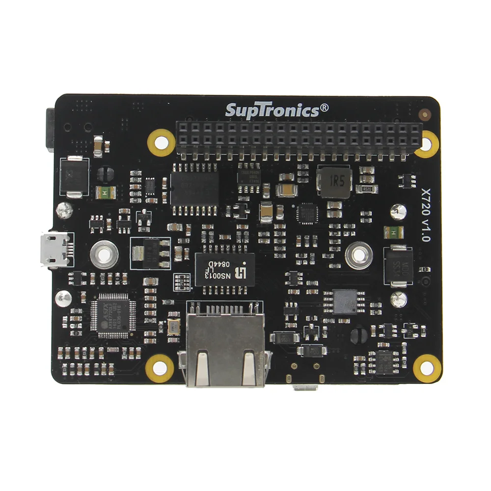 

Raspberry Pi X720 UPS HAT, 18650 Power Management Expansion Board+Safe Shutdown+RTC+Wake on Lan for Raspberry Pi 3B+(Plus)/3B