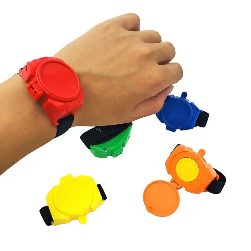 الأطفال ألعاب novelty ووتش قاذفة تحلق القرص اطلاق النار ووتش الاطفال النكات العملية لعبة جديدة للأطفال