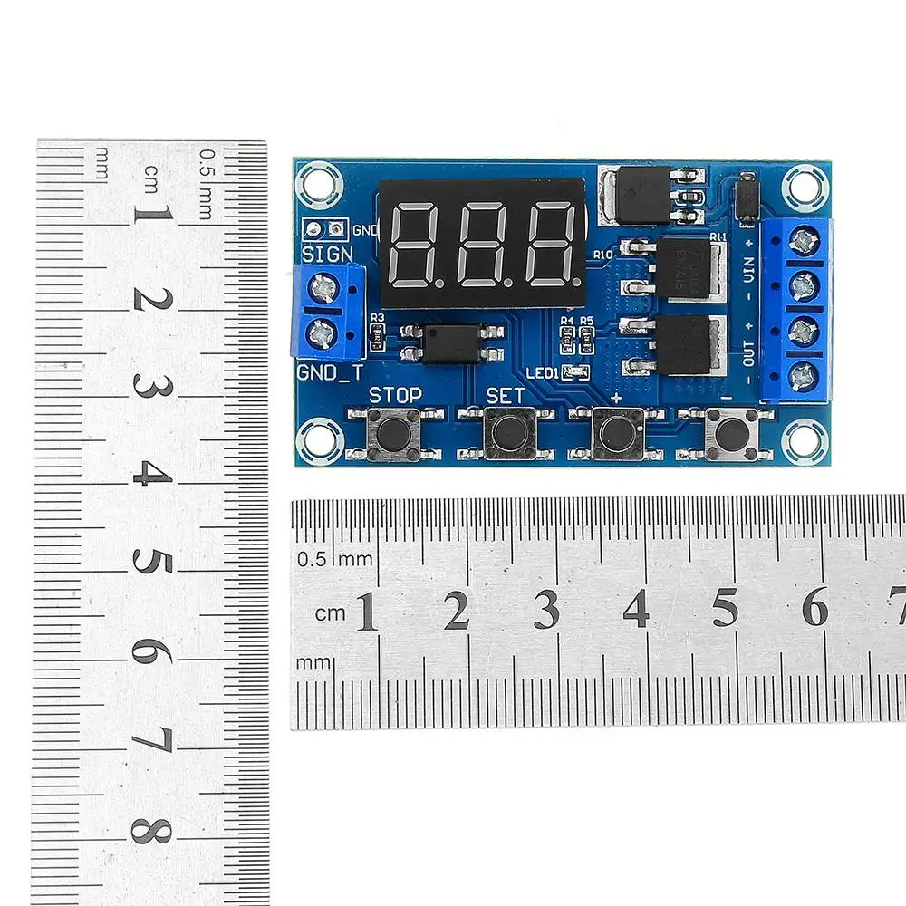 LEORY DC 5V-36V цикл запуска времени задержки переключатель цепи двойной MOS трубки управления Модуль платы реле