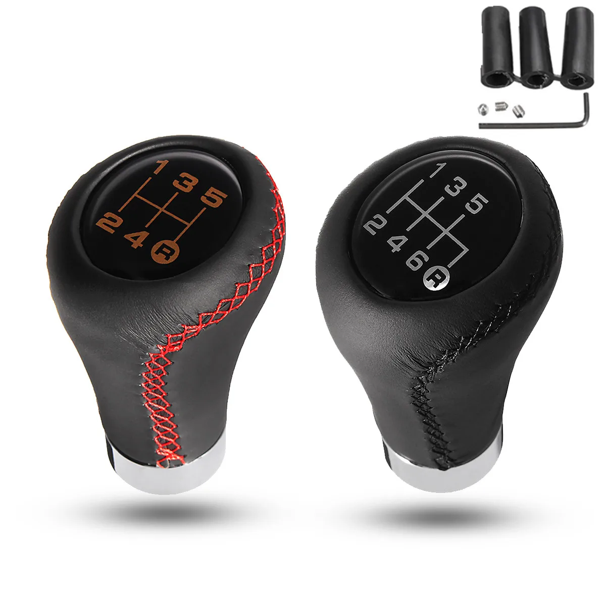 

Universal Manual Car Gear Shifter Shift Lever Knob Cover Leather fits for most of cars