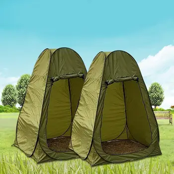 

Portable Moving Toilet Privacy Shower Camping Automatic Pop Up Tent Camouflage UV Outdoor Hunting Dressing Tent Photography Tent