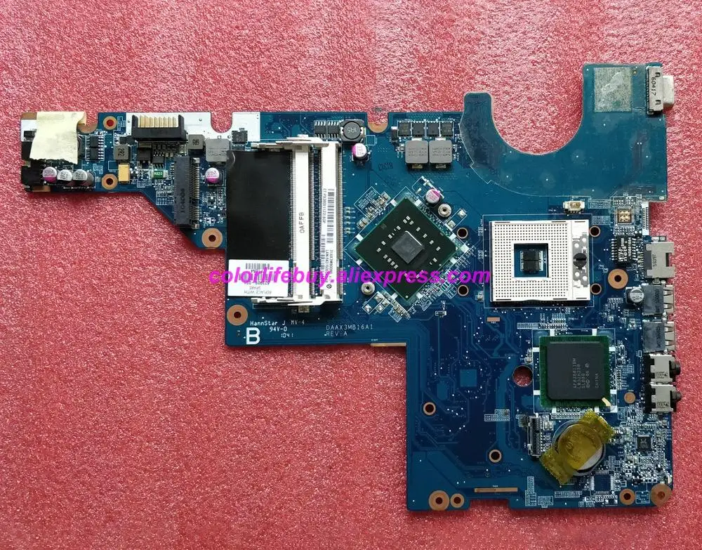 

Genuine 623909-001 DAAX3MB16A1 DDR2 Laptop Motherboard Mainboard for HP G56 CQ56 Series NoteBook PC