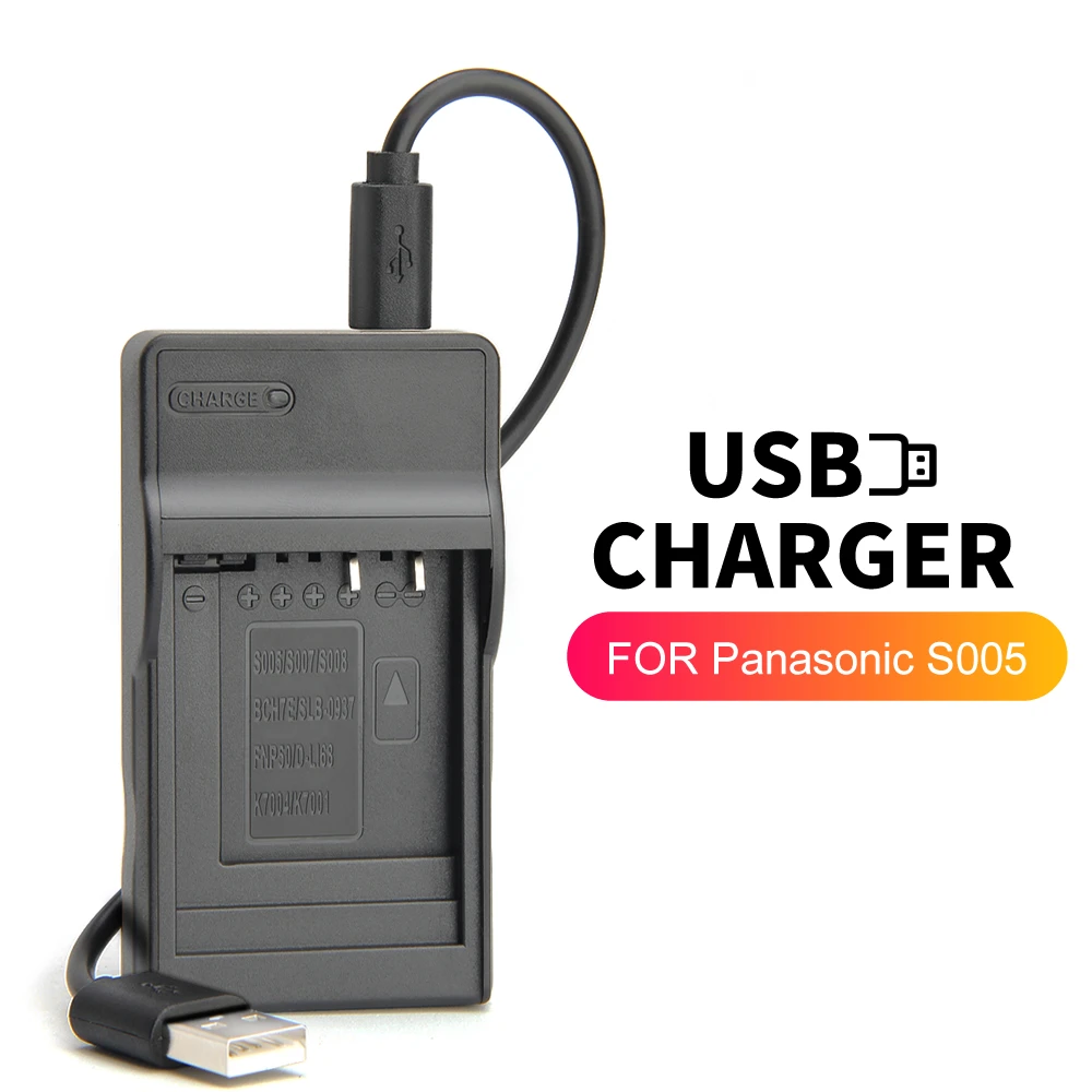 

zhenfa USB battery Charger for PANASONIC DMC-FS3 DMC-FS5 DMC-FS20 DMC-FX30 DMC-FX33 DMC-FX35 DMC-FX36 DMC-FX37 SDR-SW28