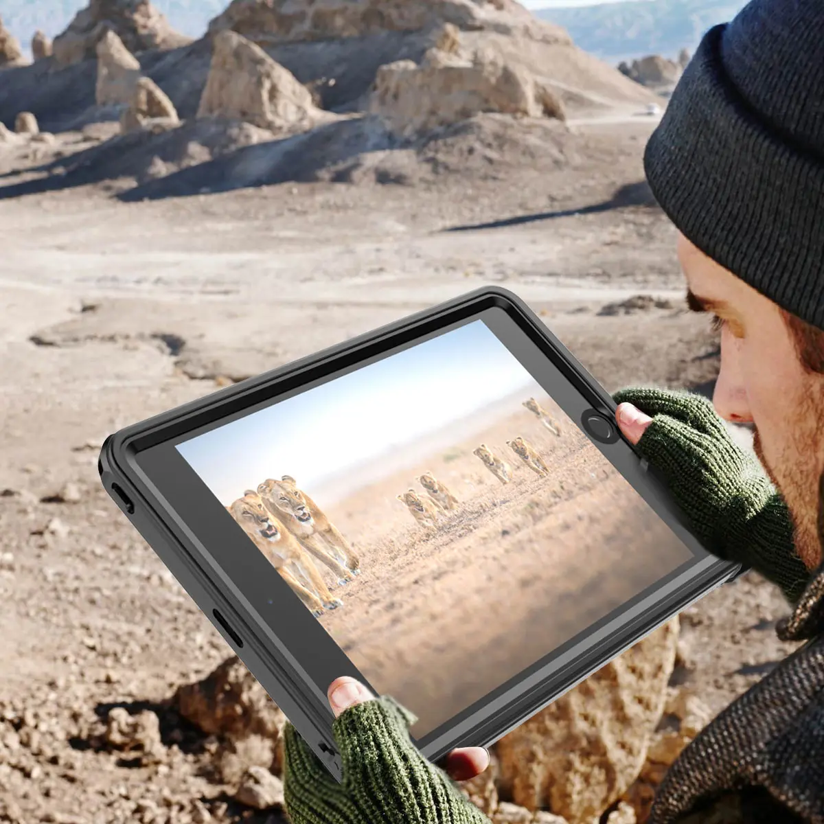 Водонепроницаемый чехол для iPad Air 2019 10 5 'iPad Pro 11 &quot2018 Mini IP68 противоударный