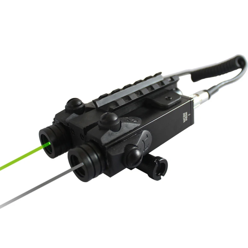 

Rifle Hunt Green Laser For Gun With Infrared Dot Rifle Laser Pointer Weaver Picatinny Rail Dual Beam Mira Laser Para Armas