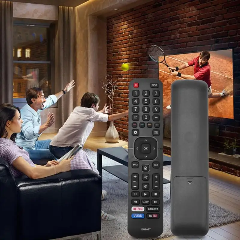 

EN2A27 Remote Control Replacement for Hisense C3394402/01 3139 238 29621 40K321UWT 50K321UWT 55K321UWT
