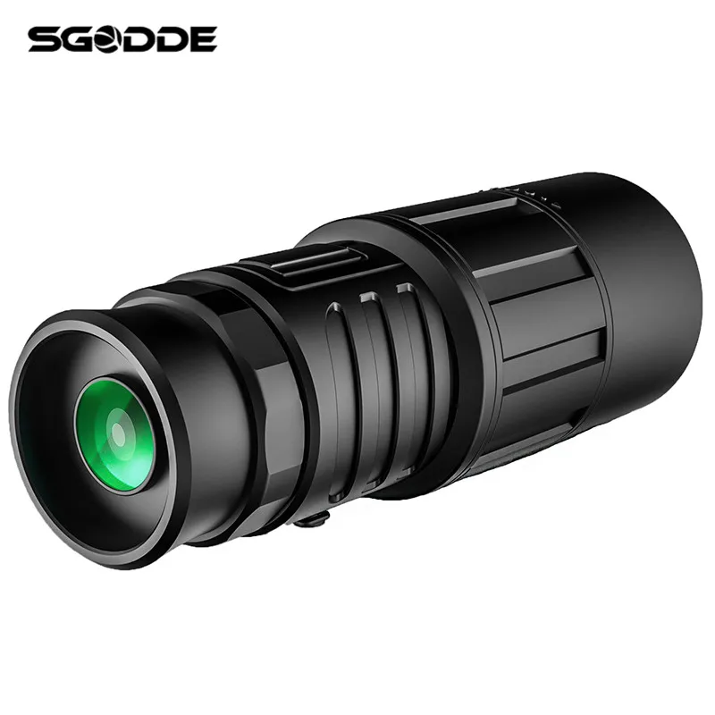 SGODDE حار 10x40 أحادي HD البصرية BAK4 يوم للرؤية الليلية للماء الإكتشاف تلسكوب في الهواء الطلق التخييم واحد أنبوب تلسكوب SGODDE حار 10x40 أحادي HD البصرية BAK4 يوم للرؤية الليلية للماء الإكتشاف تلسكوب في الهواء الطلق التخييم واحد أنبوب تلسكوب