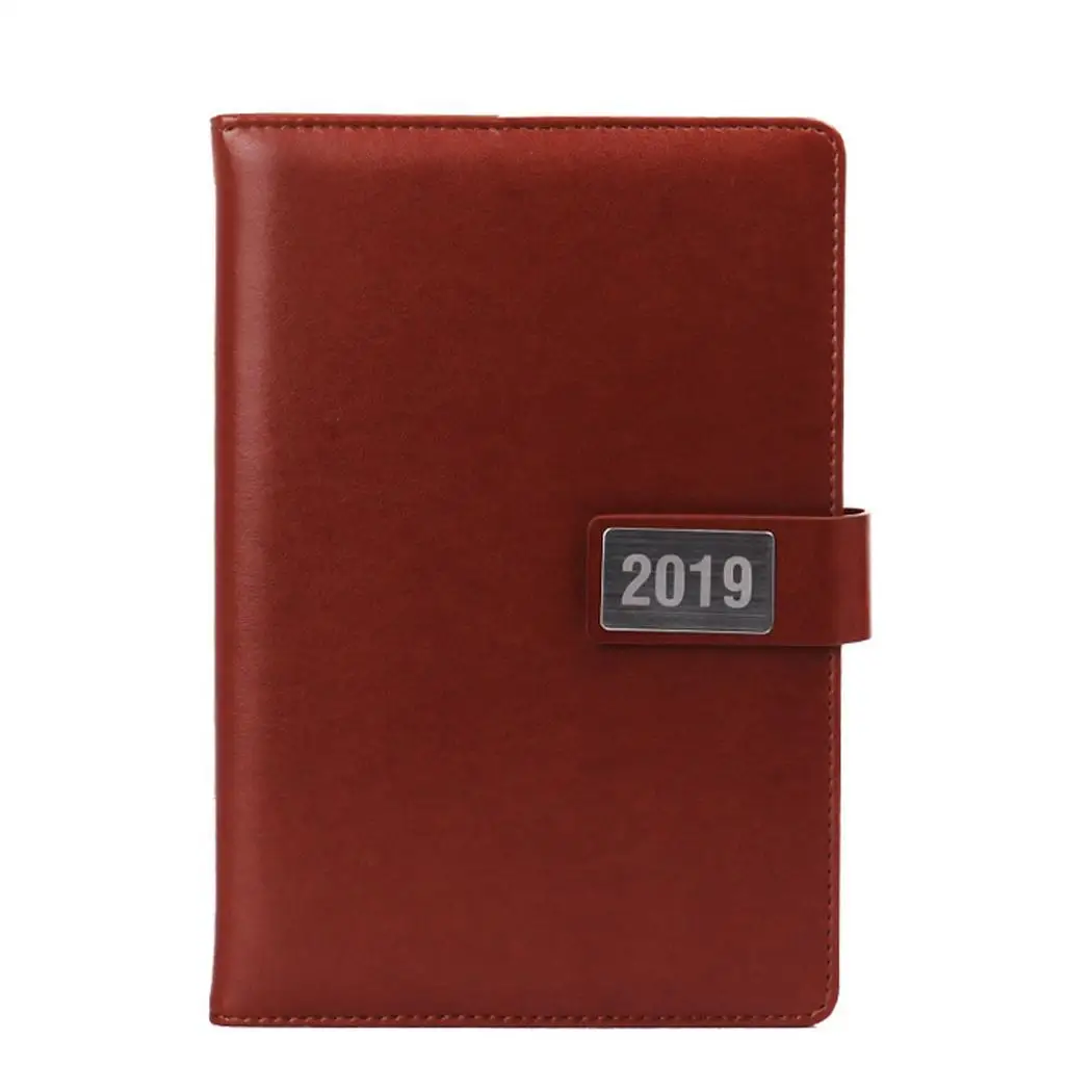 

2019 Portable Business Daily Planner Efficiency Notebook Business, Simple Memos 7mm January to December