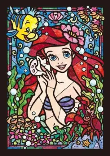 

Full Drill Square The Little Mermaid Diamond Painting Kit - DIY Cross Stitch Rhinestone Mosaic