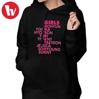 

Girls Generation Kpop Hoodie Simple GIRLS GENERATION Hoodies Street wear Sweet Hoodies Women Printed Cotton Pullover Hoodie