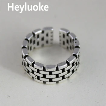 

2019 New Anillos Rings 100% Rings For Rampart Design Vintage Thai Jewelry Open Ring For Lover Best Gift