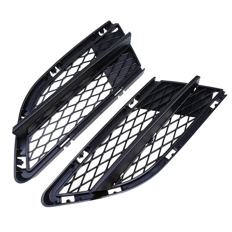 

2xFront Bumper Lower Fog Light Grille Mesh Grill For BMW E90 325i 328i 335i 330i