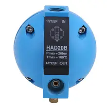 1 шт. HAD20B автоматический конденсатный механический круглый Поплавковый дренажный клапан 1/2BSP 400L/H 20Bar инструмент HAD20B