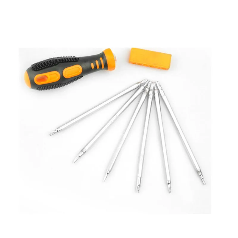 

7 in 1 replacement batch head double batch head multipurpose screwdriver set for pc electronics car bicycle motorcycle furniture