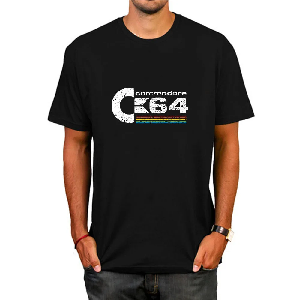 2019 летние Commodore 64 Футболки C64 SID Amiga Ретро 8 бит очень классный дизайн футболки
