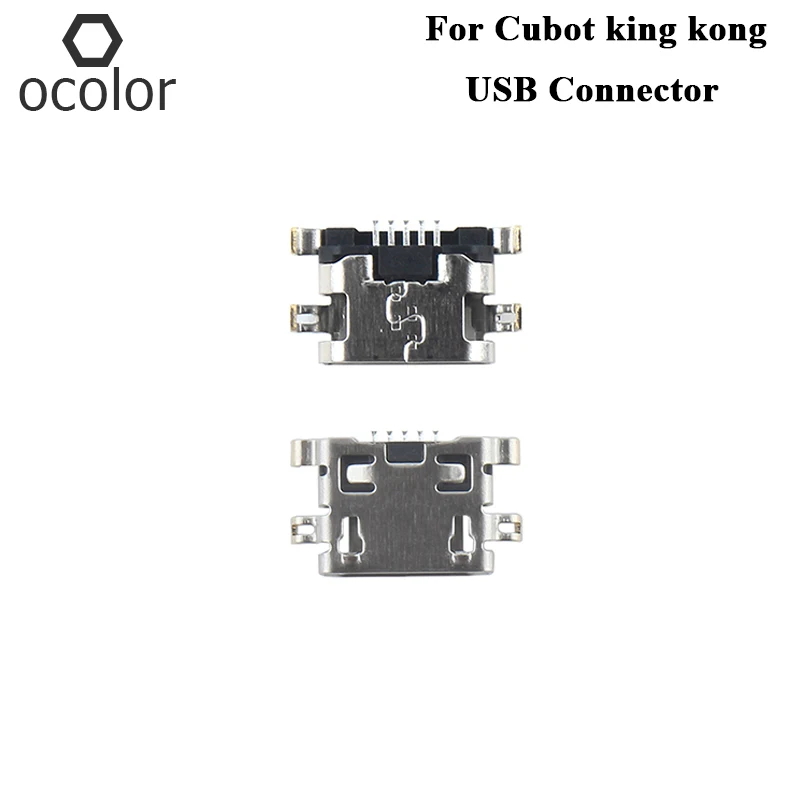 Ocolor для Cubot king kong USB коннектор 2 шт. в сборе запасные части Micro гнездовой разъем |
