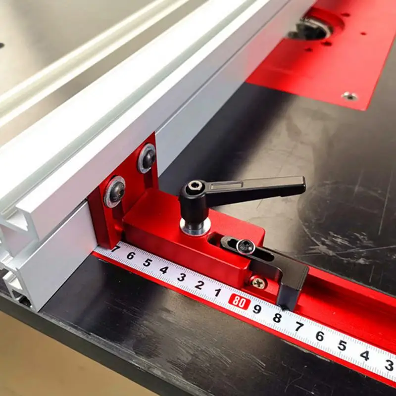 

35/45 T-Slot Miter Track Stop Sliding Miter Gauge Fence Connector Rail Retainer Chute Locator for Milling Woodwork