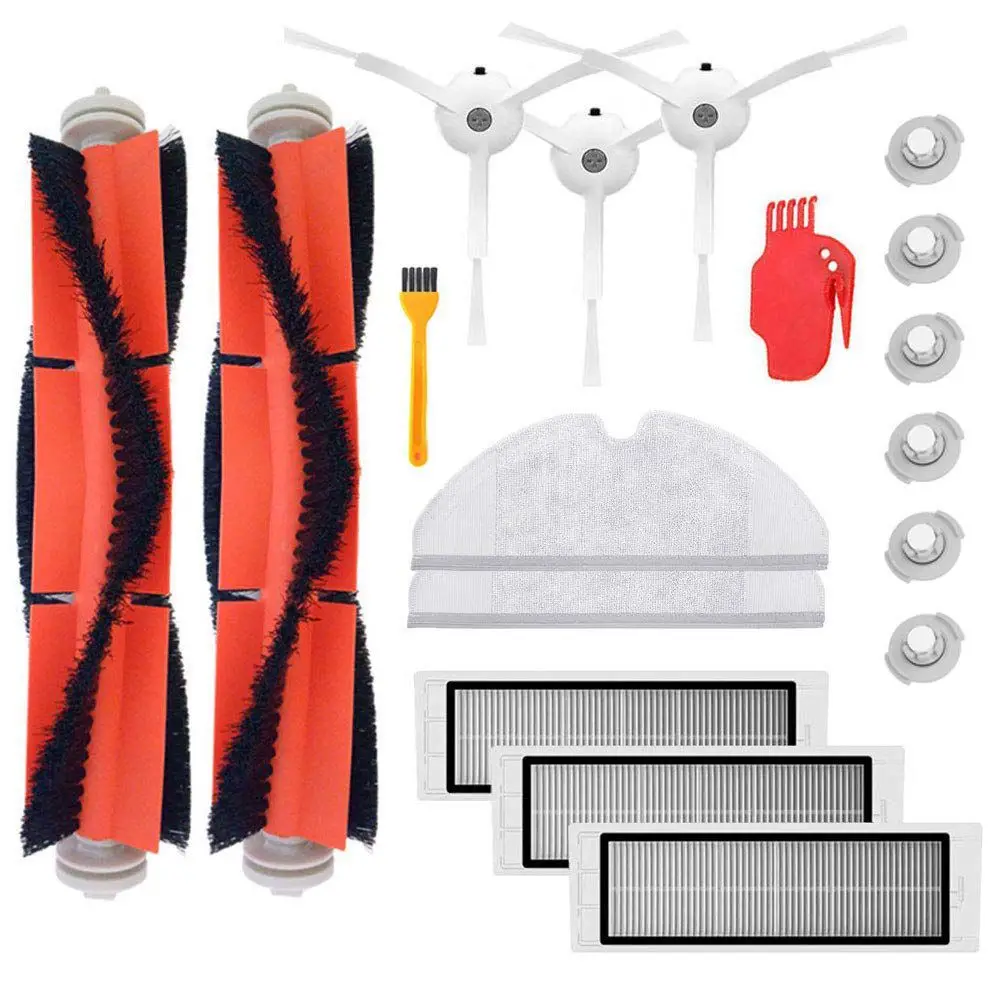 

Replacement for Xiaomi Mi Robot Roborock s50 s51 Roborock 2 Vacuum Cleaner 2 Accessory Kit Pack of Main Brush,Hepa Filter,Side