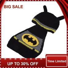 Fashion newborn Photography Props Costume Handmade Batman suit Baby photography Props Crochet Costumes photo Props handmade blanket for newborn baby photo props crochet rose flowers pink floral knitted receiving blankets photography props