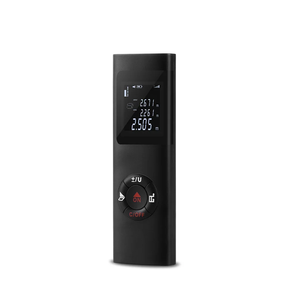 

40M Handheld Rangefinder Digital Mini Distance Measuring Meter Electronic Space Measurement Device for Area Volume Distances