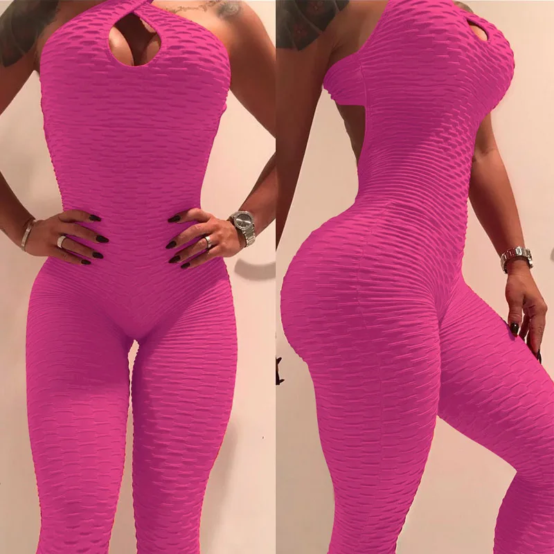 

BUST LIFT PUSH UP Women Sports Workout Gym Fitness Leggings Pants Jumpsuit