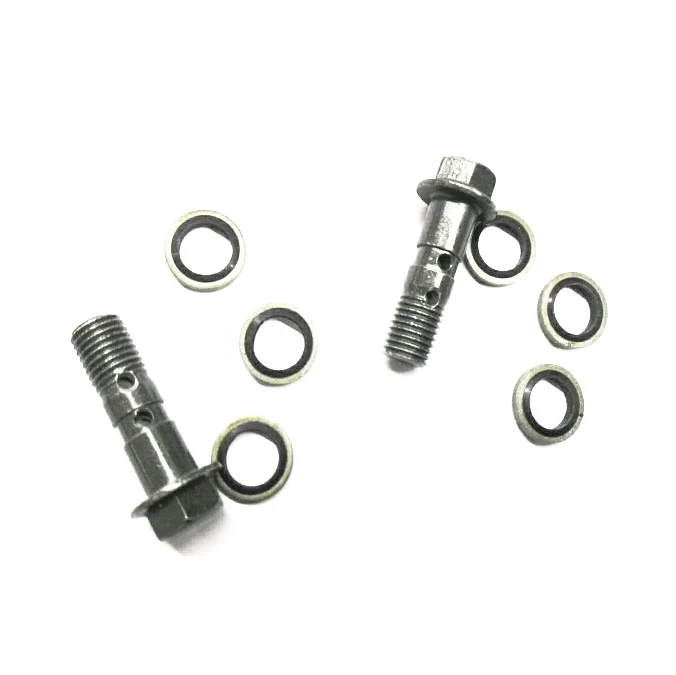 

Double hole Brake Banjo Bolt M10x1.25 Oil Drain Screw/Hollow Screw For Motorcycle hydraulic brake hose caliper Adaptor