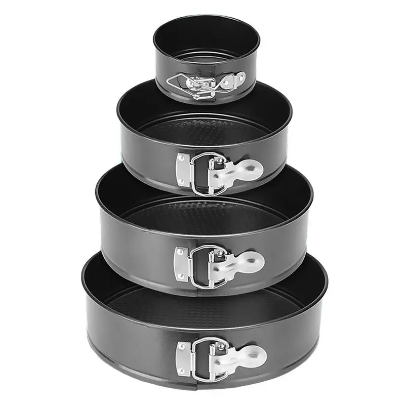 

Baking Pans 4 Size/Set Cake Baking Tool Metal Round Mold Birthday Cake Wedding Cake Baking Dish Kitchen Bakeware Non-stick Mould