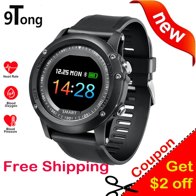 

9Tong Smart Watch Blood Pressure Monitor Smartwatch Bluetooth Touch Screen Smart Watch Fitness Sleep Tracker for Andriod