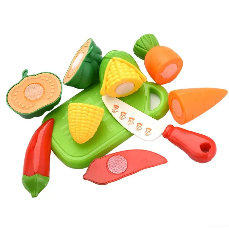 

6pcs/set Food Fruit Vegetable Cutting Pretend Play Toy for Children Kids Kitchen Toys Sets Fruit Vegetable Food Educational Toy