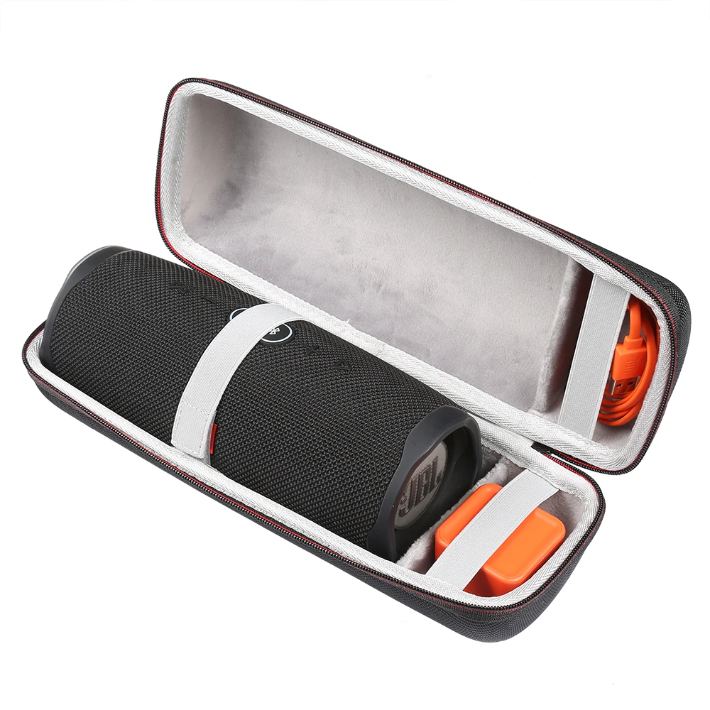

LEORY Hard EVA Speaker Case for JBL Charge 4 Charge4 bluetooth Speaker Extra Space for Cable Chargers