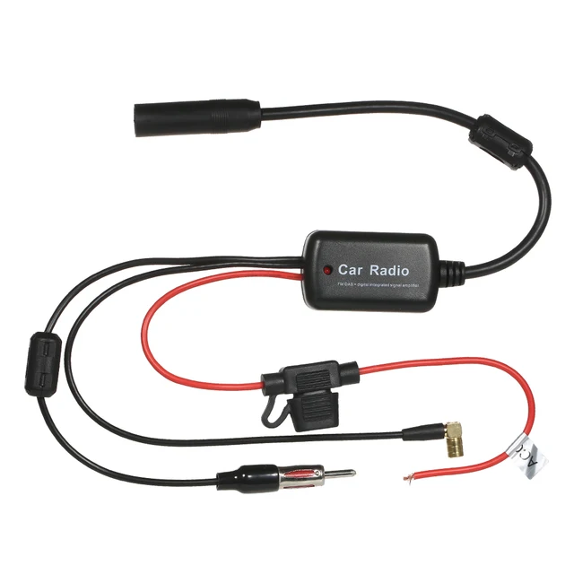 Car Radio FM DAB Signal Amplifier Antenna Signal Booster 88 108MHz 170