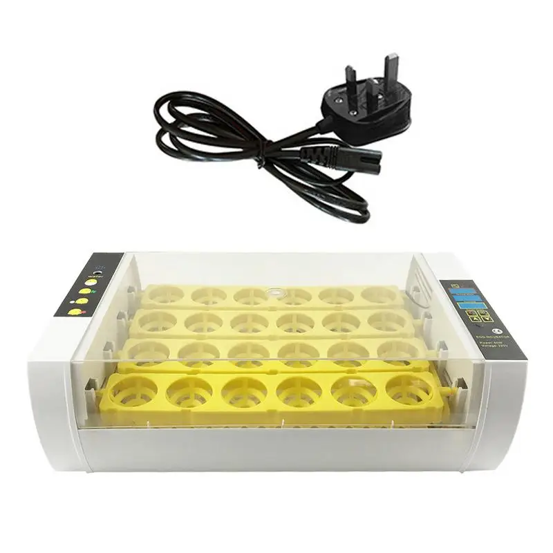 24 Eggs Small Fully-automatic Incubator Chicken Egg Incubator Automatically Control Temperature Duck Quail Pigeon Birds Hatcher 24 Eggs Small Fully-automatic Incubator Chicken Egg Incubator Automatically Control Temperature Duck Quail Pigeon Birds Hatcher