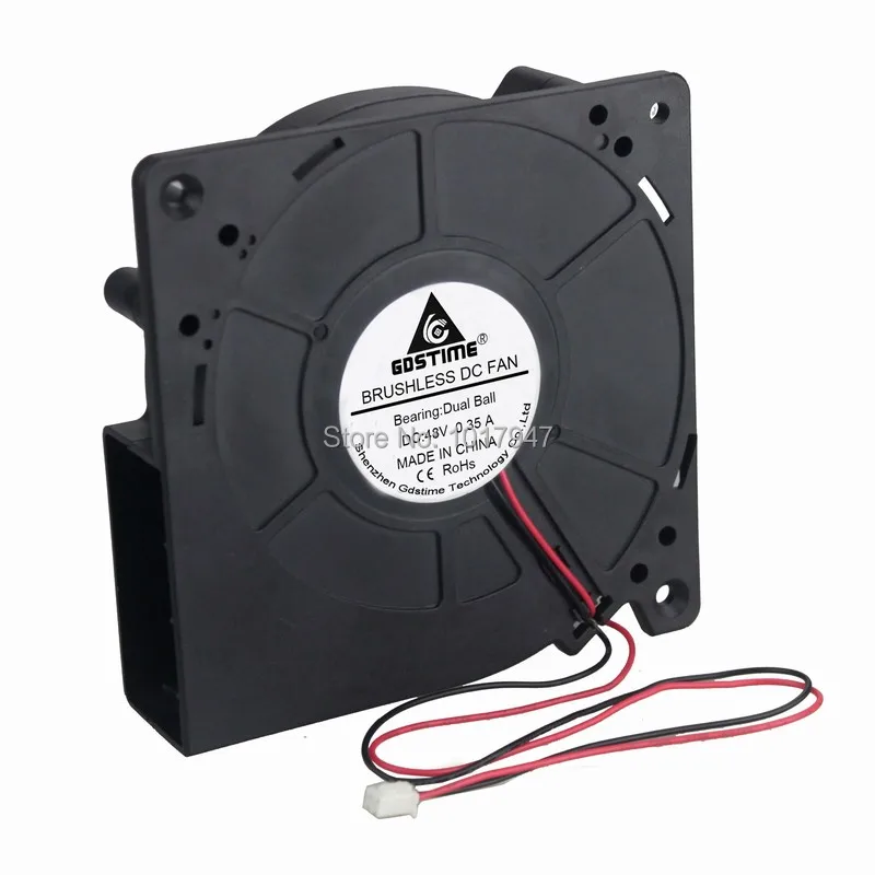 2 pieces lot Gdstime DC 48V 2Pin Ball Bearing Motor Blower Cooling Fan 12032 120mm 120x32mmin