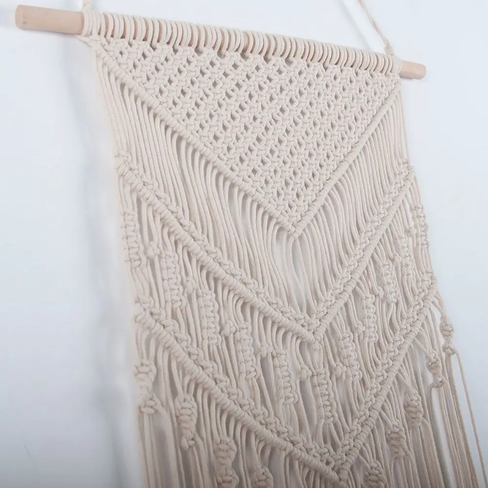 Макраме Тканые настенный Boho Chic чешские домашний геометрический художественный