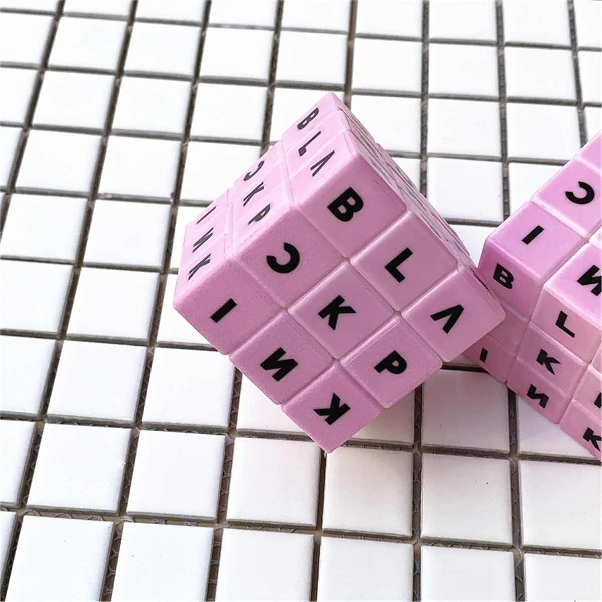 

Professional 3x3x3 Speed Magic Cubes Puzzle Blackpink RubikCube Magico Cube Sticker Adult Education Toys For Children 5.8CM