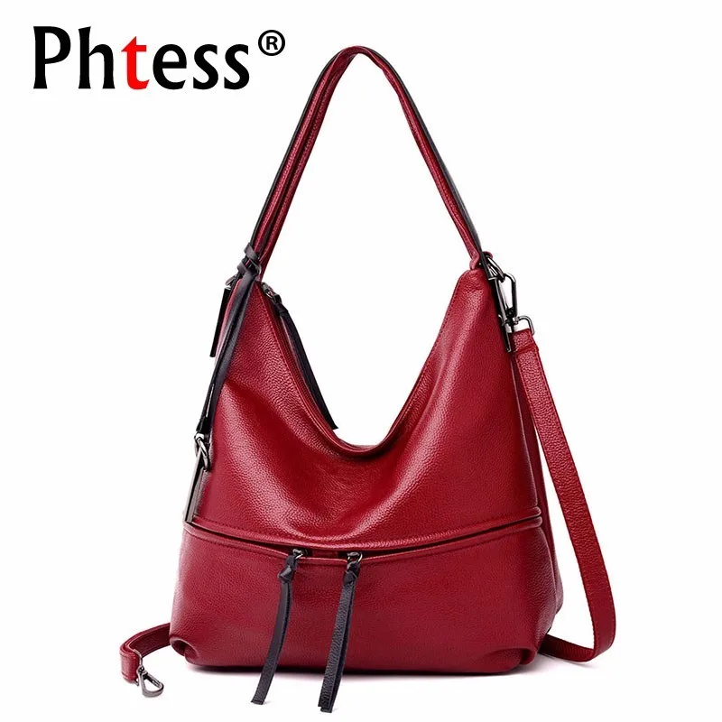 0 : Buy 2018 Luxury Handbags Women Bags Designer Soft Leather Shoulder Bag Female ...