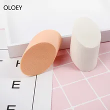 1SETChestnut слоеного сечения сухой, и мы шпон мягкий женский Леди красоты Макияж контур основания губки для лица порошок слоеный