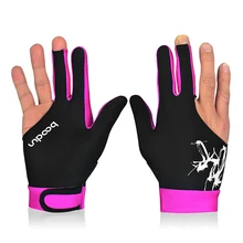 BOODUN 1 шт бильярдные перчатки с 3 пальцами для кия спортивные перчатки для мужчин и женщин бильярдные стрелы для правой и левой Сменные перчатки для снукера
