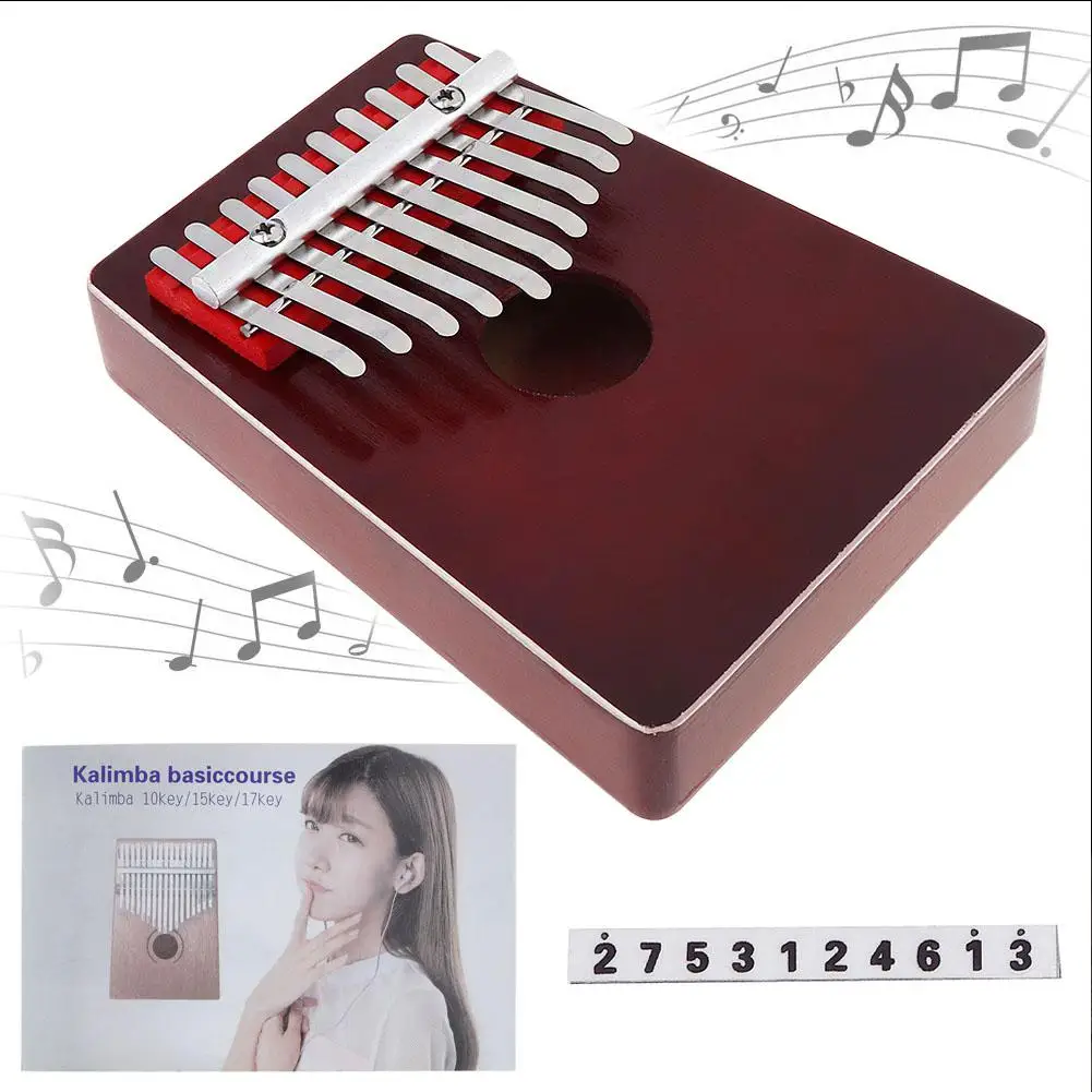 Muspor 10 key Kalimba Thumb Piano дети взрослые музыка перкуссия клавиатура|Пианино| |