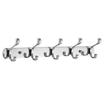 

1 Pc Door Back Hook Rustproof Stainless Steel Creative Towel Rack Clothes Hanger Coat Hook for Kitchen Bathroom Wardrobe