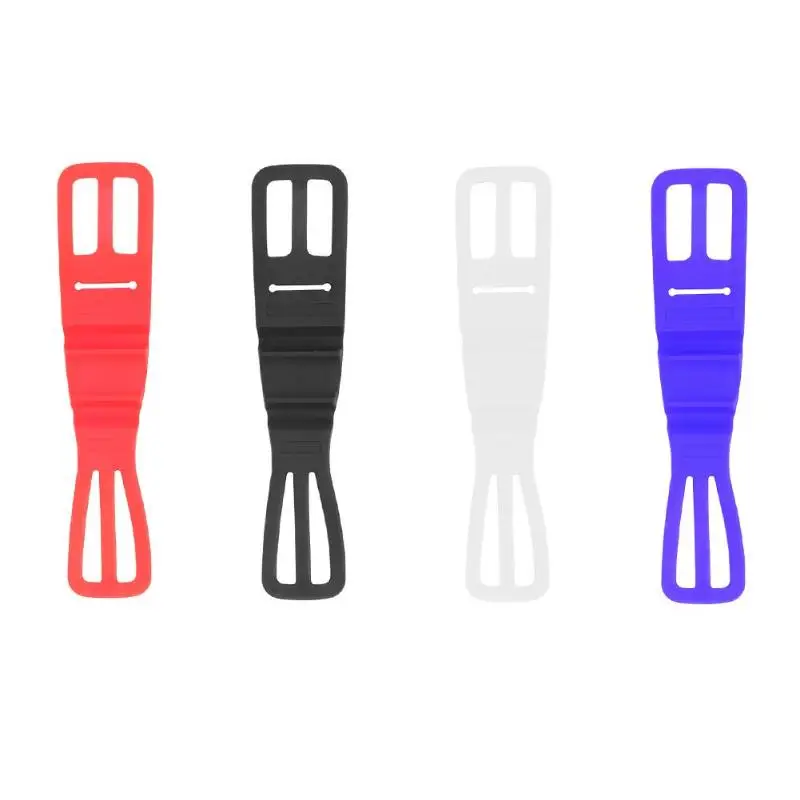 Cheap Bike Light Holder Bicycle Handlebar Silicone Strap Flashlight Phone Fixing Elastic Tie Rope Band Torch Bandages 1