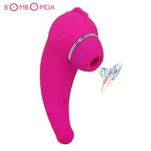 Powerful Tongue oral Sex Nipple Sucker Clit Vibrator adult toy for women, women masturbate sex toys pussy pump vagina oral toys