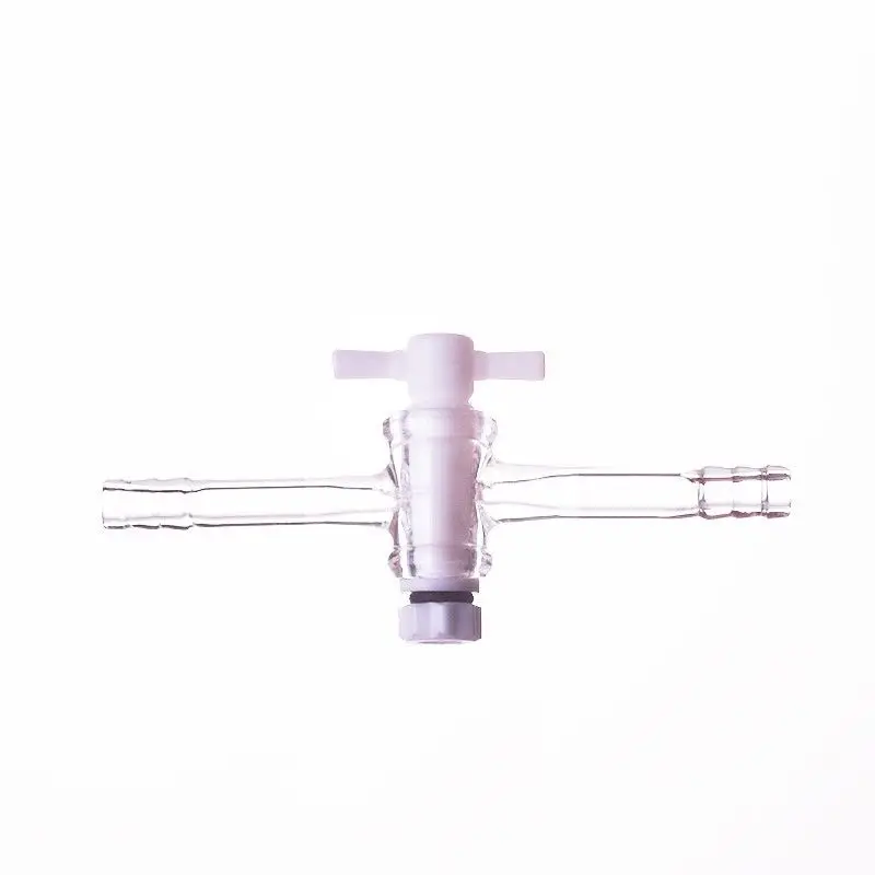 

10mm Straight Connection Pipe With PTFE Switch Valve,Two-Way Take-off