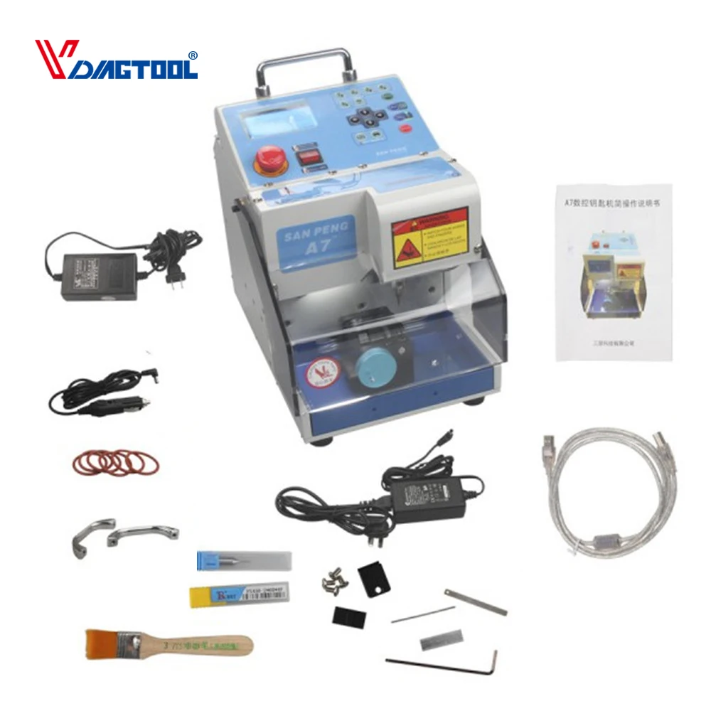 

VDIAGTOOL Automatic Electronic MIRACLE-A7 Key Cutting Machine MIRACLE A7 Car Key