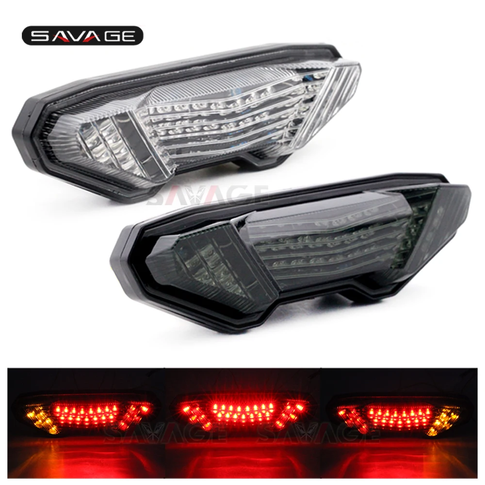 Tracer 900 INTEGRATED Signal LED Tail Light SMOKE 14-16 Yamaha FZ-09 FJ-09 19