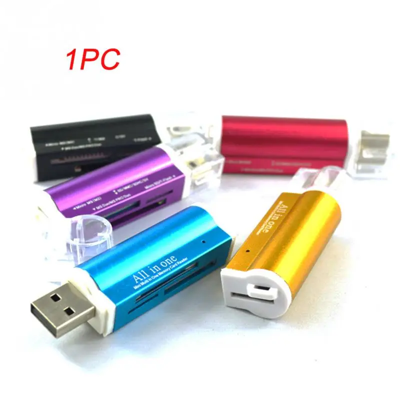 Мульти все в 1 Micro USB 2,0 считыватель карт памяти Адаптер для Micro HC TF M2 MMC MS PRO DUO кардридер