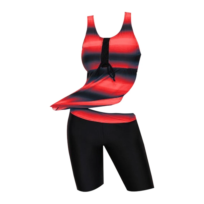 women's swim shorts long