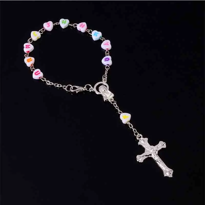 New Glamour Fashion Religious Children Bracelet Jesus Children's